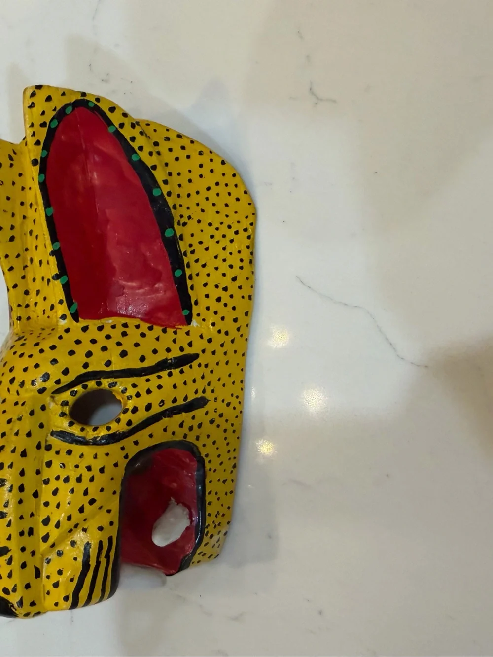 Handmade Wooden Jaguar Mask